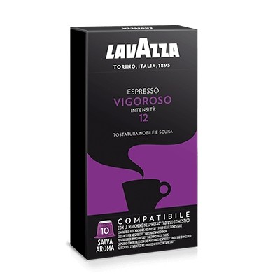 Lavazza Vigoroso Capsule caffè Tostatura scura 10 pezzo(i)