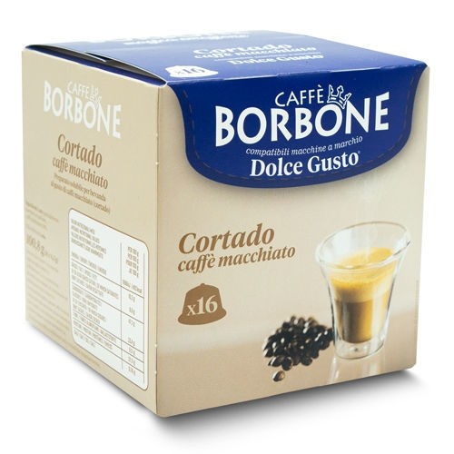 Caffe Borbone Cortado caffe macciato Capsule caffè 16 pezzo(i)