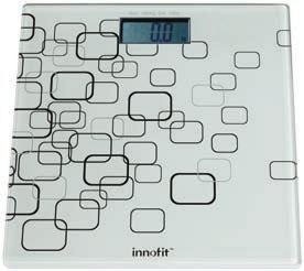 Innofit INN109 bilance pesapersone Bilancia pesapersone elettronica Grigio