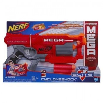 Hasbro Nerf Mega - Bulldog (blaster con dardi Accustrike)