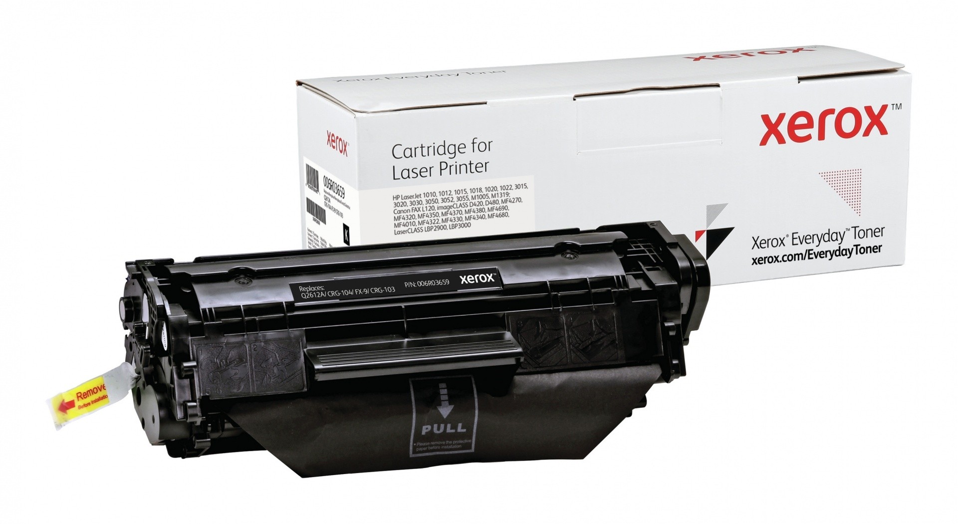 Xerox Toner Everyday Nero, HP Q2612A/ CRG-104/ FX-9/ CRG-103 a , 2000 pagine- (006R03659)