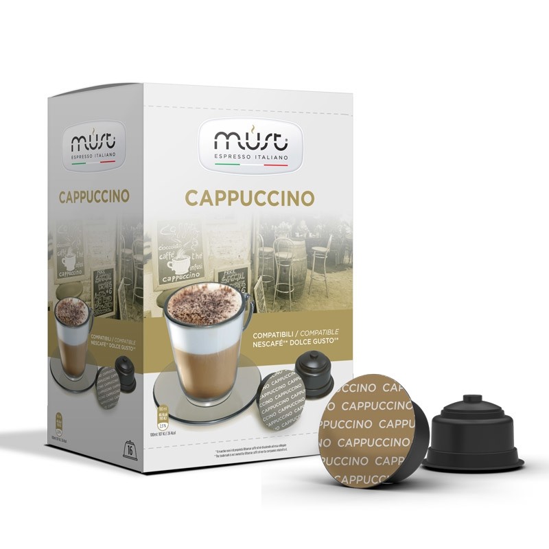 Must Cappuccino Capsule caffè 16 pezzo(i)