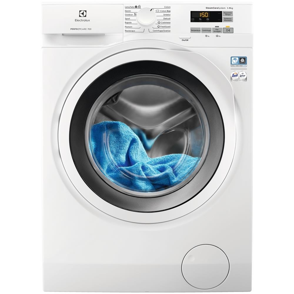 Electrolux EW7F592ST - Lavatrice a Carica Frontale 9 kg, 1400 Giri, Classe C (A+++-30%)