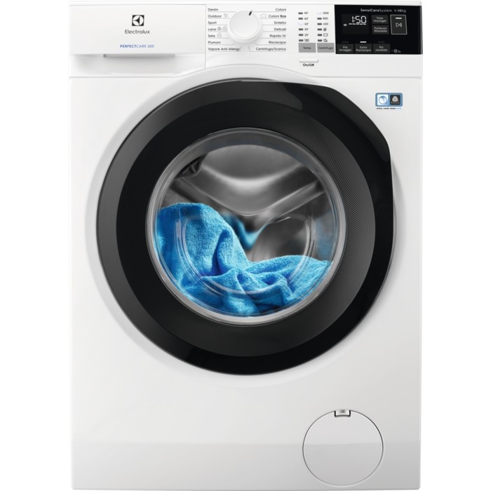 Electrolux EW6F412B - Lavatrice a Carica Frontale, 10 Kg, 1200 Giri, Classe D (A+++ -20%)