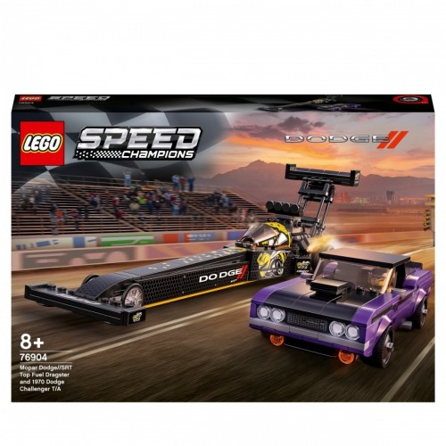 LEGO Speed Champions Mopar Dodge//SRT Top Fuel Dragster e 1970 Dodge  Challenger T/A - 76904