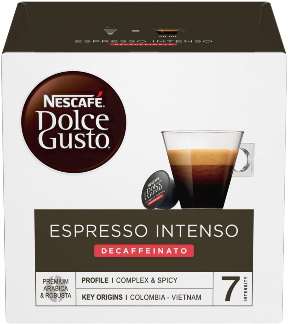 Nescafé Dolce Gusto Espresso Intenso Decaffeinato Cialde caffè Tostatura media 34 pezzo(i)