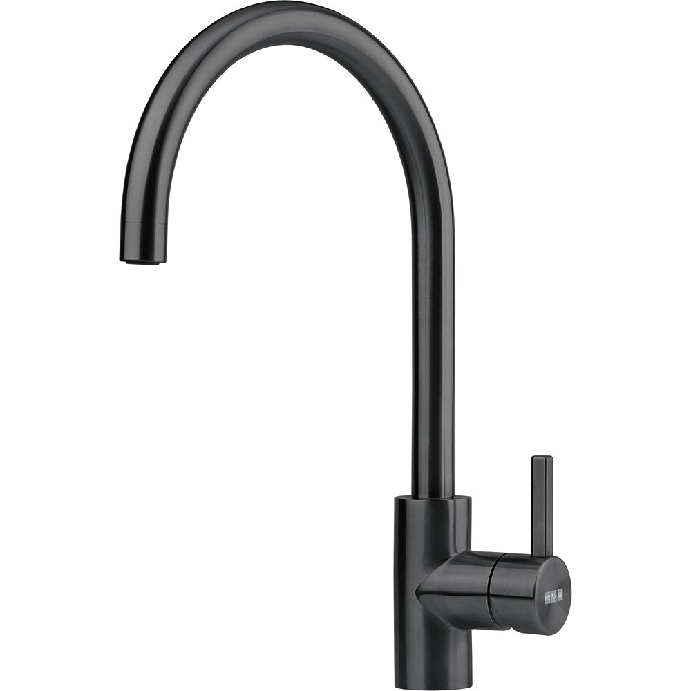 Franke Tap Eos Neo Swivel Side HP IndustrBlk SS - Miscelatore Monocomando con Canna Girevo...