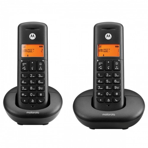Motorola E202 telefono Telefono DECT Identificatore di chiamata Nero