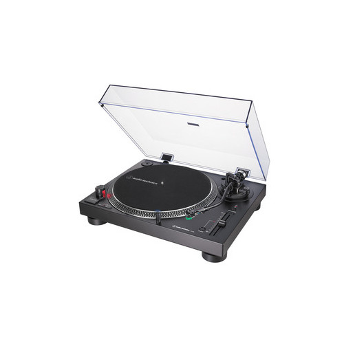 AUDIOTECNICA GIRADISCHI AT-LP120xBTUSB trazione diretta con servomotore ,  Bluetooth , Black