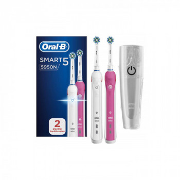 Oral B - Spazzolino Elettrico Genius 8600 con Custodia da Viaggi e