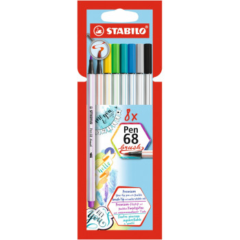 STABILO Pen 68 Brush marcatore