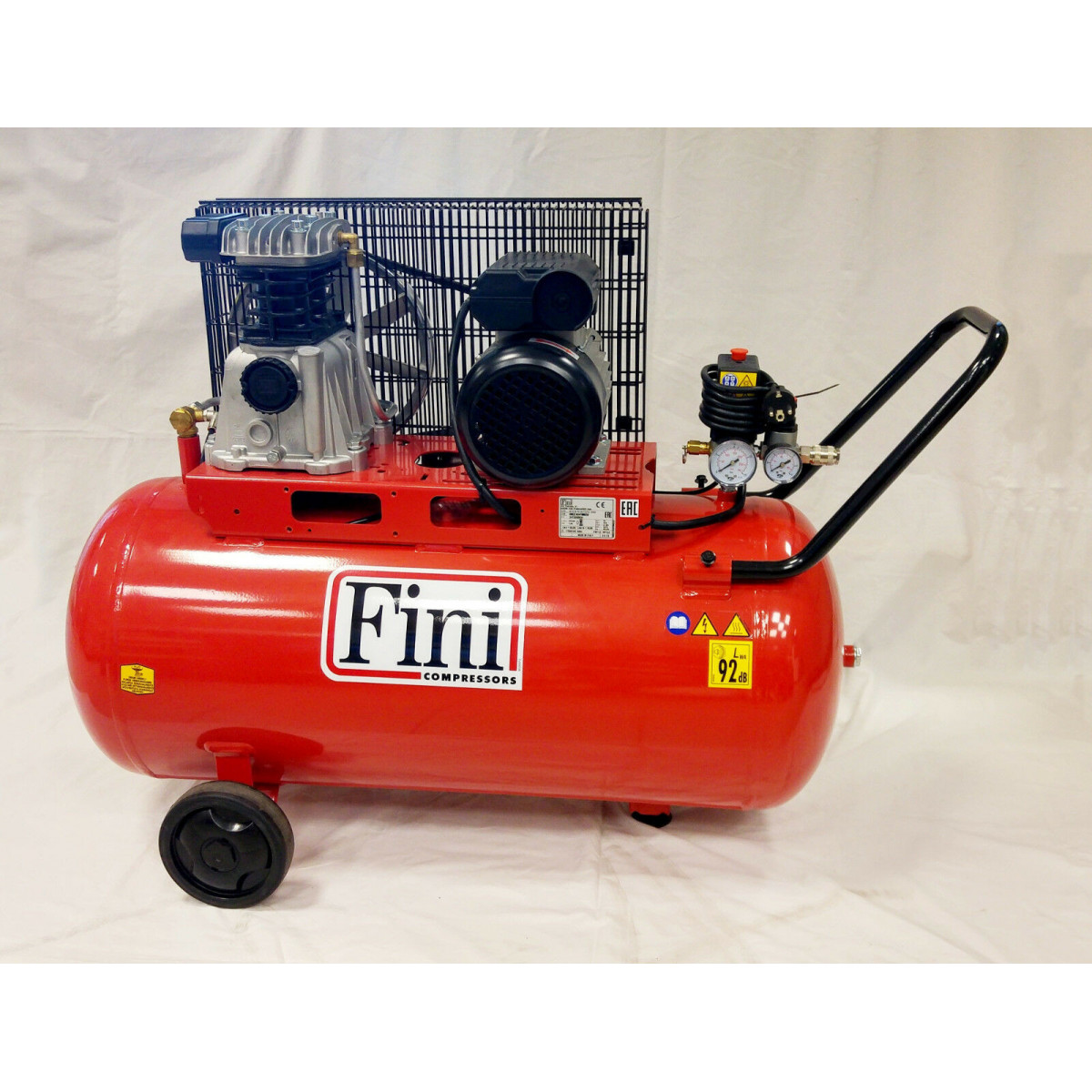 FINI - Compressore d'aria a cinghia monofase MK 102/N-90-2M 2HP