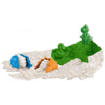 Kinetic sand, set gioco squish n' create, sabbia colorata in 3 variazioni,  sabbia cinetica 382 g, 5 accessori per modellare la sabbia, giocattoli per  bambini e bambine 3 anni - Toys Center