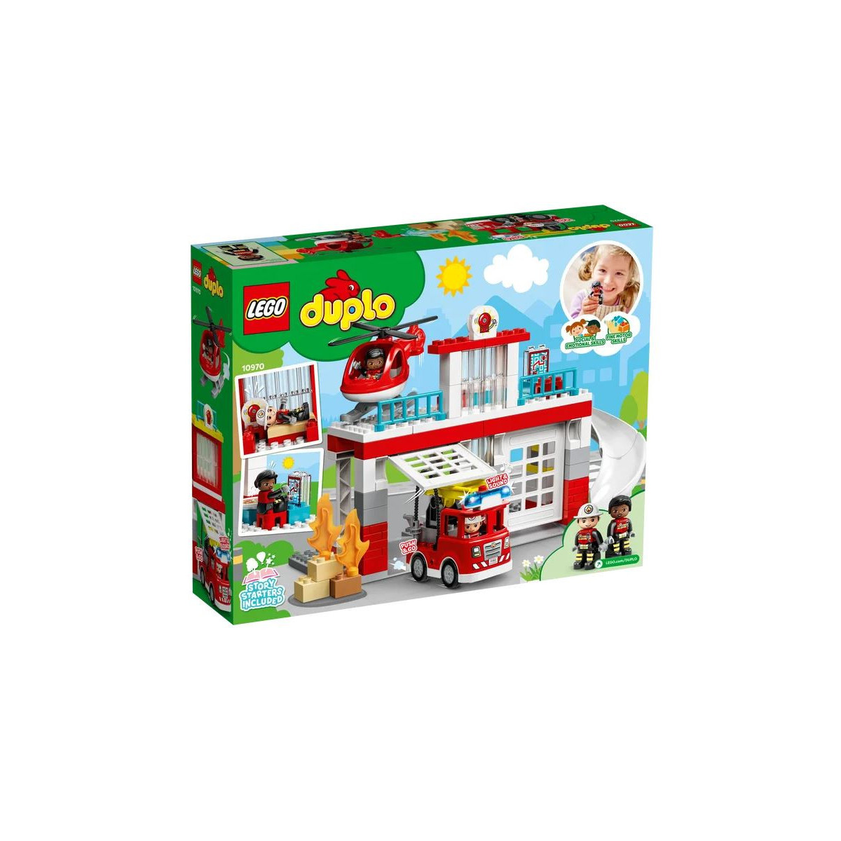 Lego Duplo Caserma Dei Pompieri ed Elicottero LEGO - 10970