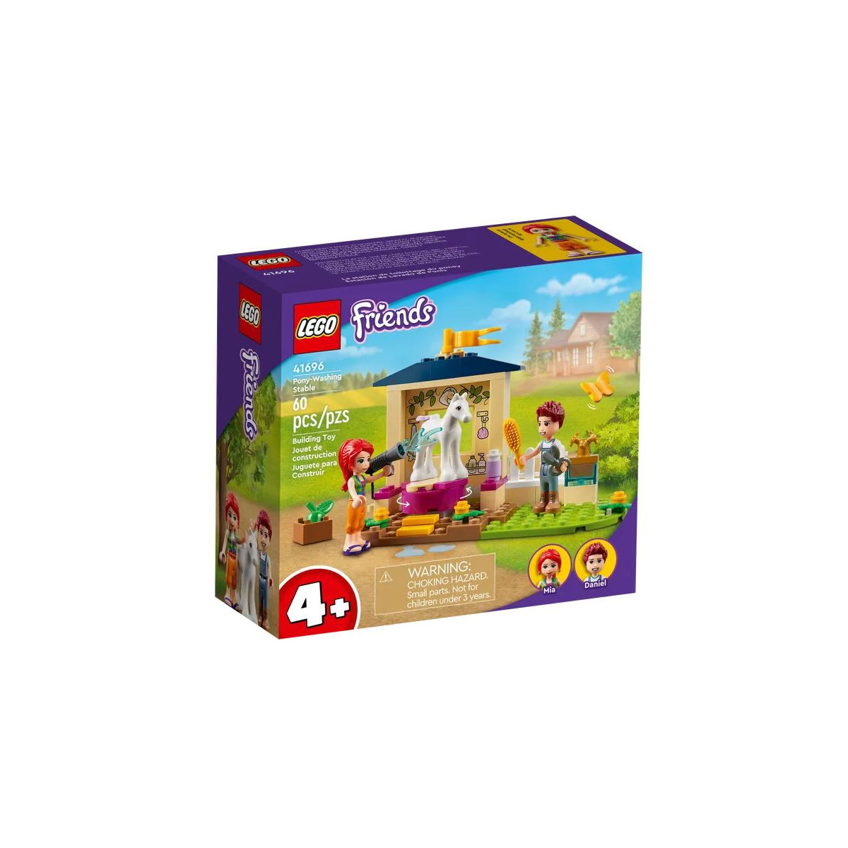 LEGO Friends Stalla di Toelettatura dei Pony, Set con Cavallo