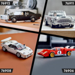 LEGO Speed Champions 1970 Ferrari 512 M, Macchina Giocattolo da Corsa,  Supercar, Auto Sportiva Rossa, Modellismo, Collezione 2022, 76906