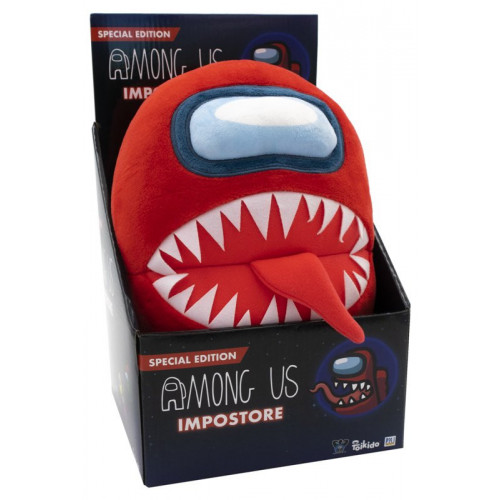 Among Us- Peluche cm 25 'Impostore In Scatola Tronetto