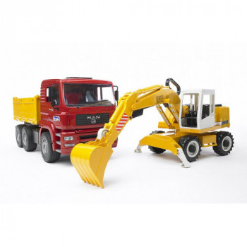 BRUDER Mb Arocs Camion Trasporto Tronchi Con Gru Di Carico a 69,99 €