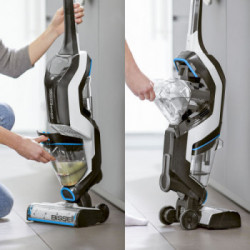 Bissell 2765N Crosswave Cordless Max Lavapavimenti 3-in-1 con Separazione  Acqua Pulita e Sporca, Fino