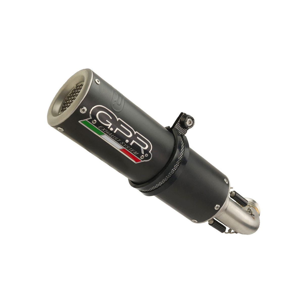 Scarico Gpr Fantic Motor Xmf E Scarico Omologato Con Raccordo M Black Titanium