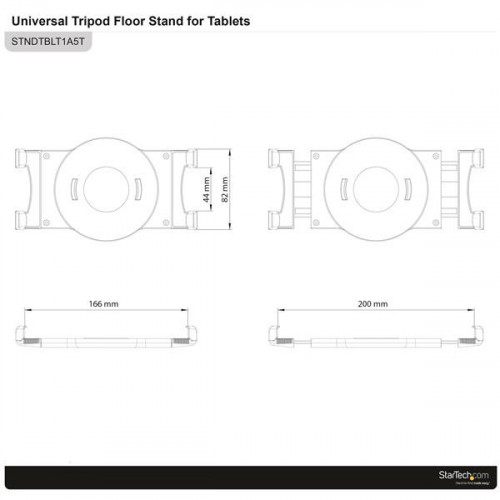 StarTech.com Supporto Antifurto Tablet, Supporto Universale Antifurto per  Tablet fino a 10,5 - Compatibile con