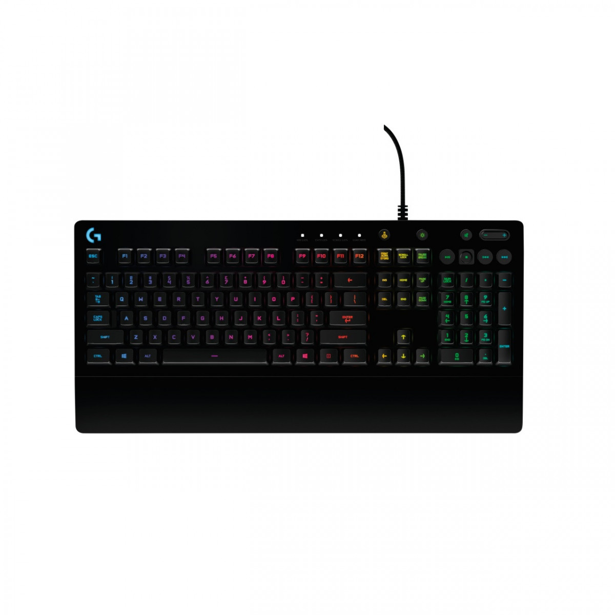 Logitech G213 tastiera USB QWERTY US International Nero