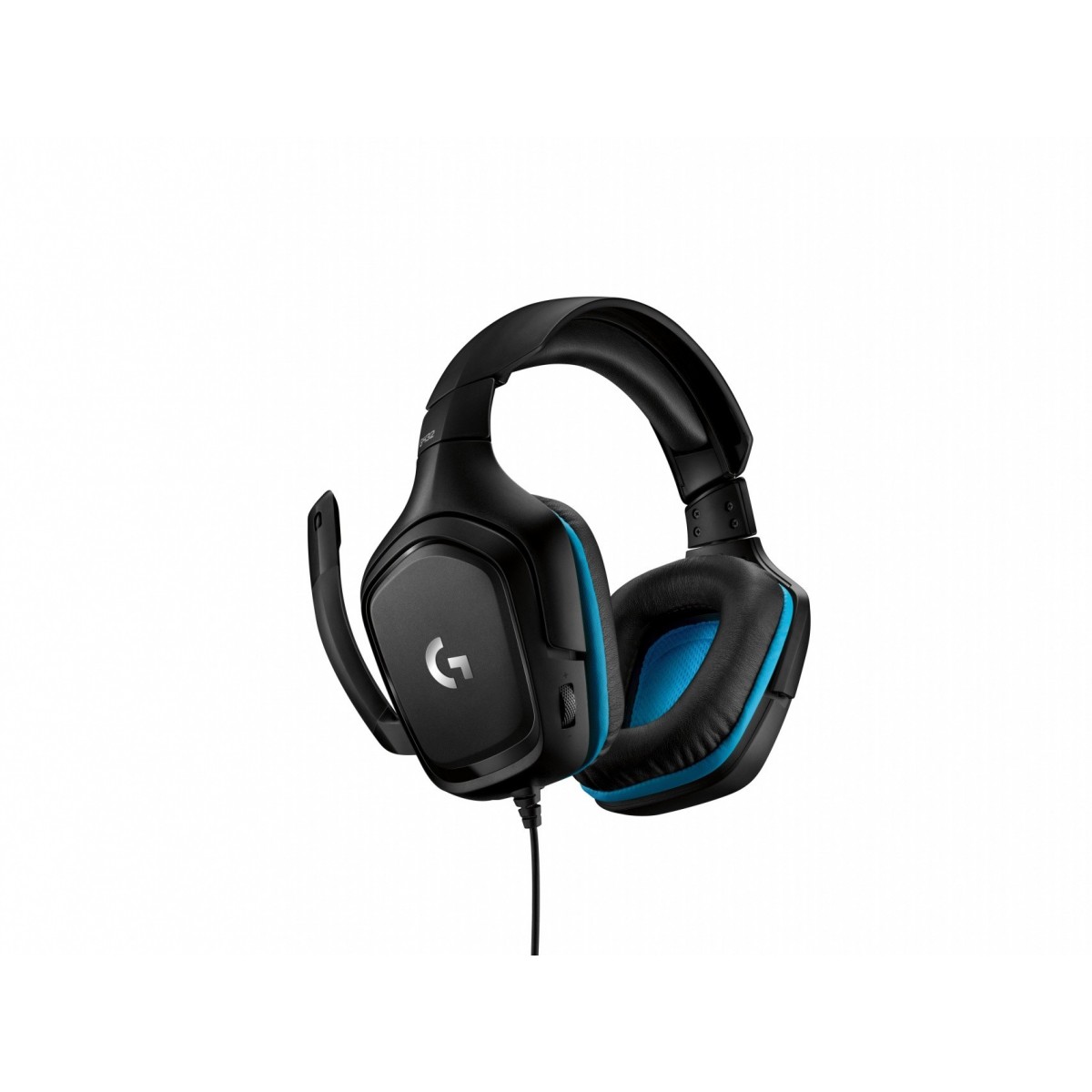 Logitech G G432 Cuffia Padiglione auricolare Nero, Blu