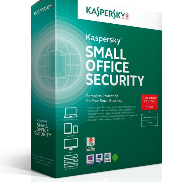 Kaspersky Lab Small Office Security 6 1 licenza/e Licenza