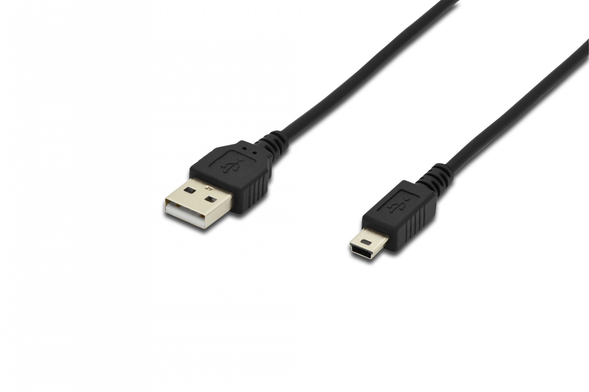 ASSMANN Electronic AK-300130-018-S cavo USB 1,8 m 2.0 USB A Mini-USB B Nero