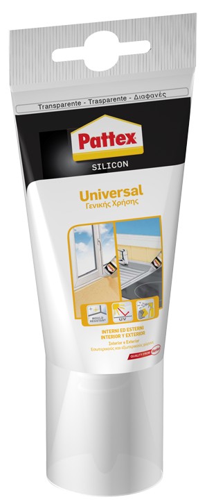 Pattex Universale Trasparente 150ml Gel Adesivo in silicone