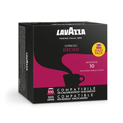 Lavazza Deciso Capsule caffè Tostatura scura 100 pezzo(i)