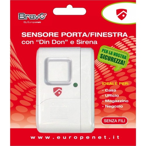 Mini allarme porta senza fili, 105 dB