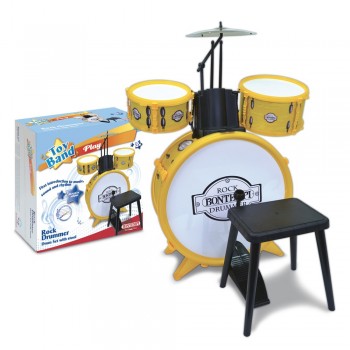 EKO Eko drums ed200 blue metallic batteria acustica per bambini ( 5 pezzi)  06800006 2212120000053