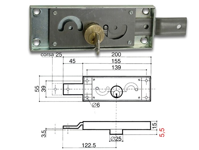 PREFER A412-0010 SERR LATERALE SINISTRA